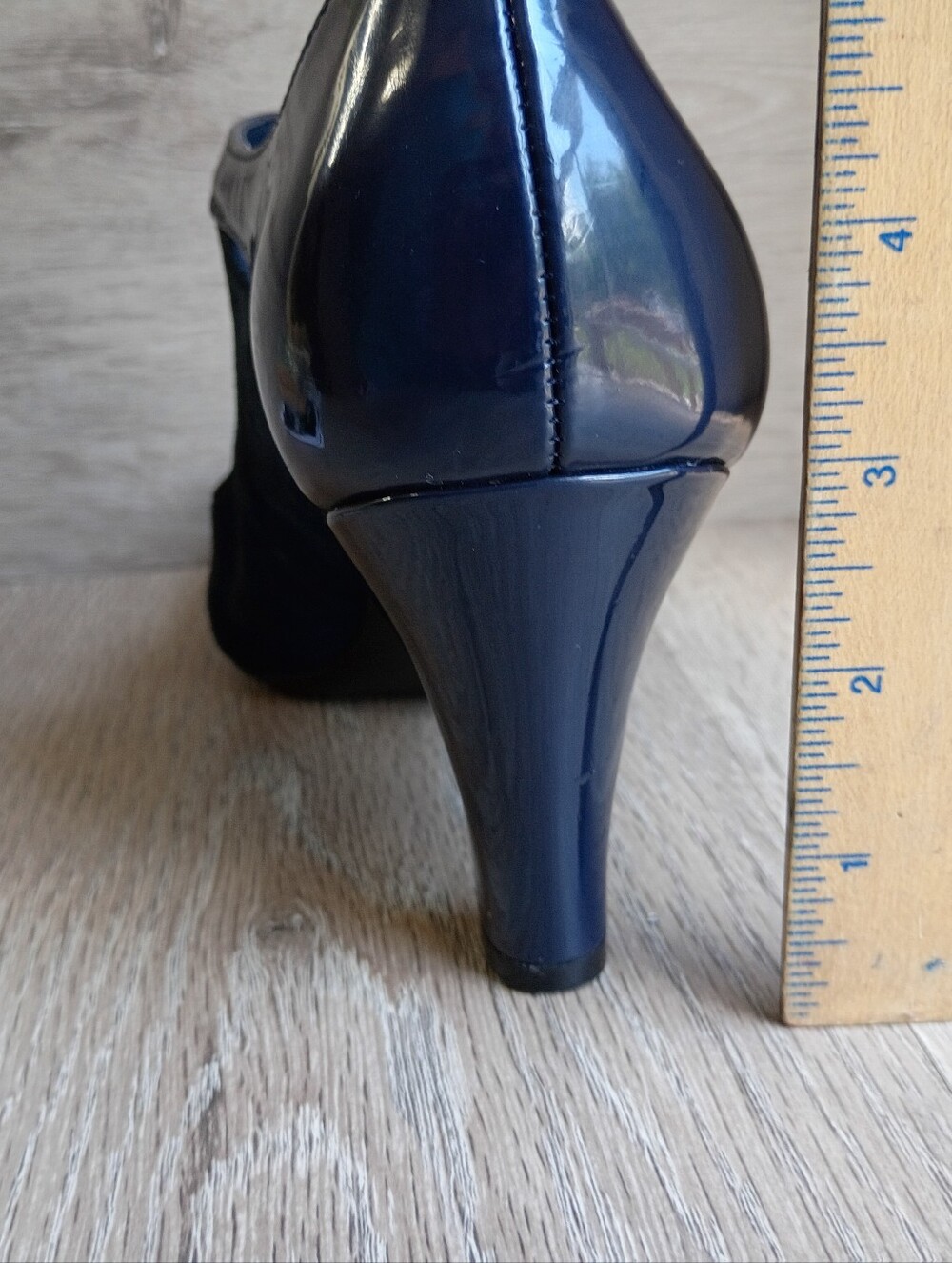 Giani Bernini Women's Slip on Pumps Navy Blue Suede upper Sz 7.5 M - Picture 10 of 14